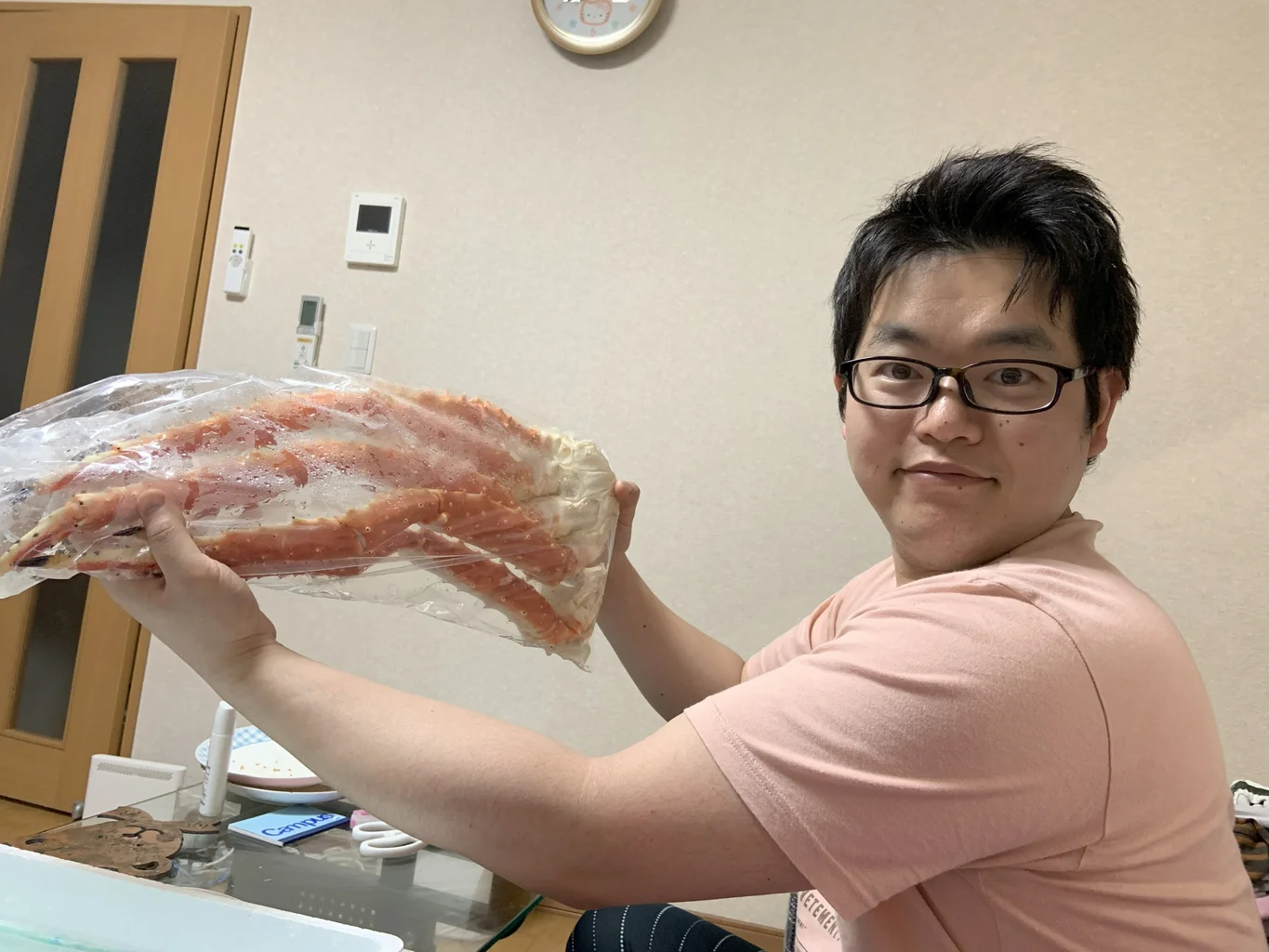 タラバガニのイベント・盛り付け